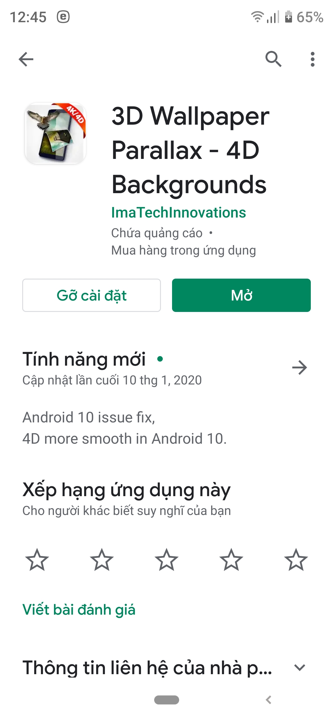 Cài đặt hình nền 3D-4D cho Vsmart: Không chỉ dừng lại ở hình nền 4D, bạn có thể thử trải nghiệm ngay với hình nền 3D-4D trên thiết bị Vsmart của mình. Đây là một tính năng mới mang tới những trải nghiệm tuyệt vời cho người dùng. Hãy xem hình ảnh và cài đặt ngay thôi nào!