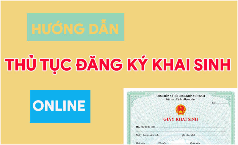 Hướng dẫn đăng ký khai sinh online trên DVC 2024