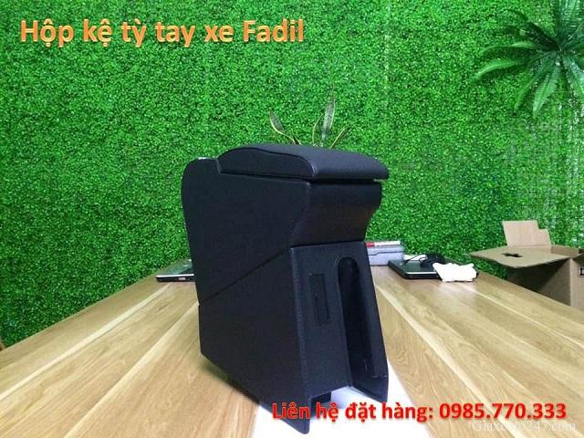 Hop ke ty tay fadil 1 - Hộp kệ tỳ tay xe VinFast Fadil, thiết kế theo xe, không bắt vít, lắp đặt dễ dàng