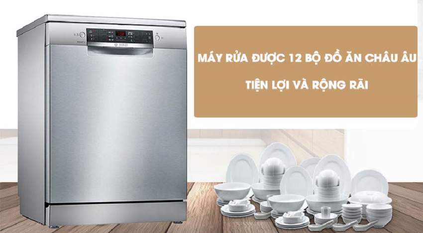 Máy rửa bát Bosch SMS46GI01P lắp độc lập