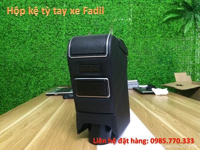 Hop ke ty tay fadil 5 - Hộp kệ tỳ tay xe VinFast Fadil, thiết kế theo xe, không bắt vít, lắp đặt dễ dàng