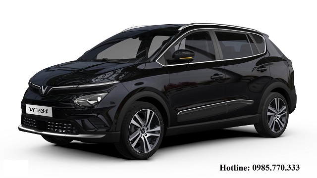 VinFast e34 mau Den 1 - Ô tô điện VinFast e34 có mấy màu