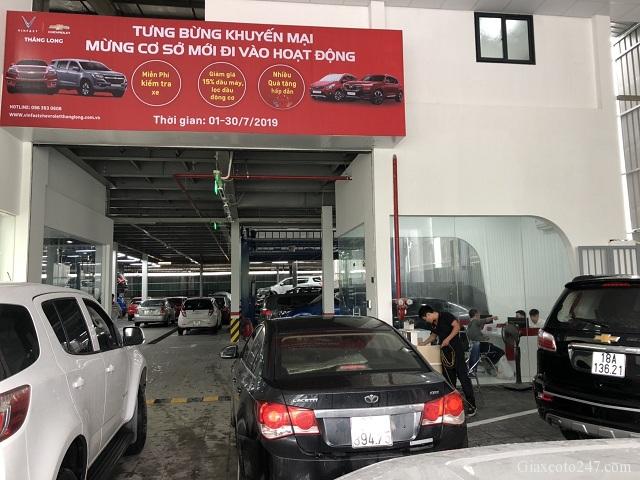 Loi vao xuong dich vu VinFast Chevrolet Thang Long - Đại lý VinFast Nam Từ Liêm, Hà Nội