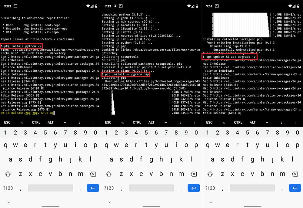 Cài đặt và định cấu hình Python trên thiết bị Android của bạn Cài đặt và định cấu hình Python trên thiết bị Android của bạn